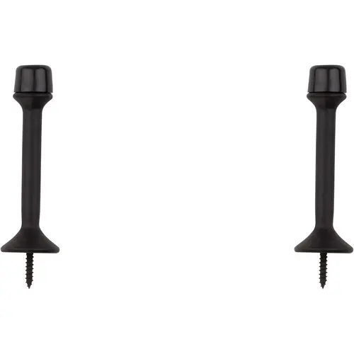 National Hardware N327-031 V236 3" Rigid Door Stop - pack of 2 - Oil-Rubbed Bronze