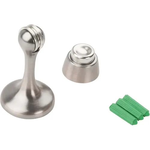National Hardware N337-162 Antique Bronze Magnetic Rigid Door Stop w/Catch