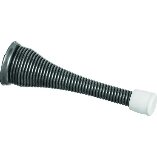 National Hardware N830-165 Door Stop, 3-3/4 in Projection, Steel, Antique Brass