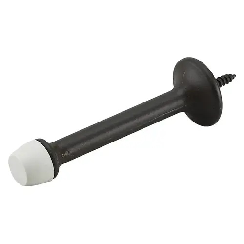 Onward 216ORBR Rigid Door Stop, 31/32 in Dia Base, 3 in Projection, Metal, Oil-Rubbed Bronze
