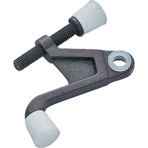 ProSource H20-B038C-VB-PS Heavy-Duty Hinge Pin Door Stop, 2-3/4 in Projection, Die-Cast Zinc & Plastic, Venetian Bronze