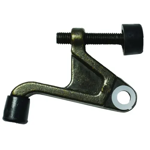 ProSource H20-B039-PS Heavy-Duty Hinge Pin Door Stop, 2-3/4 in Projection, Die-Cast Zinc & Plastic, Venetian Bronze
