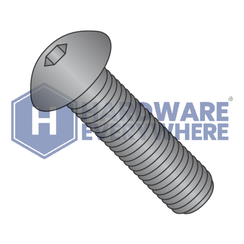 1/4-28 x 2 BUTTON HEAD SOCKET CAP SCREWS / Button Head / Steel / Black Oxide