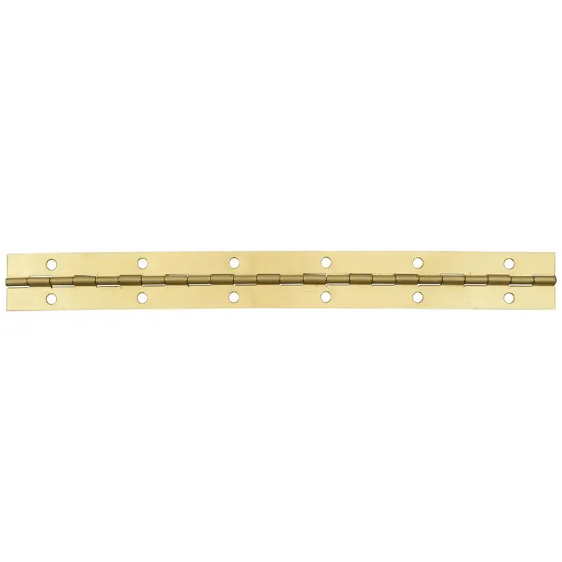 12" Brass Plated Piano Hinge1 - 1/4"