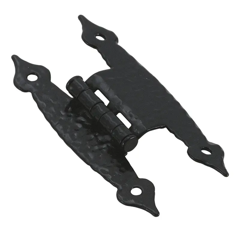 H Style Hinge, 3/8" OffsetHammered Black