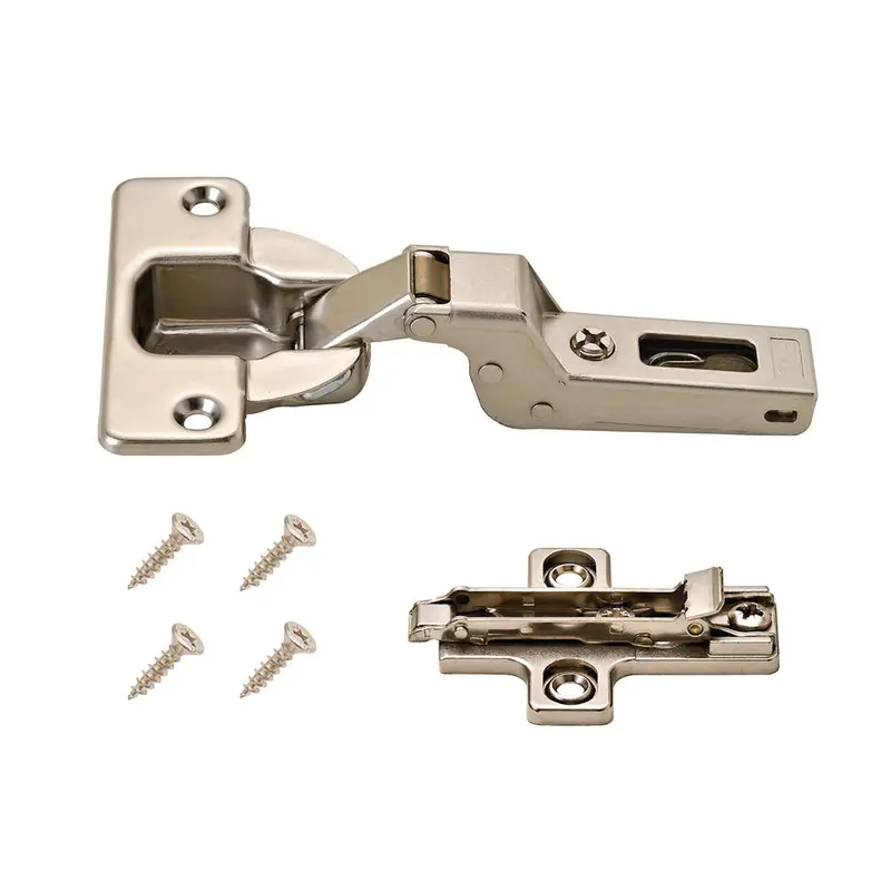 Half Cranked Hinge for Frameless Cabinets, 40mm Cup - Bundle0 mm