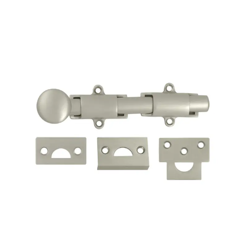 Heavy Duty Surface BoltBrushed Nickel / 6"