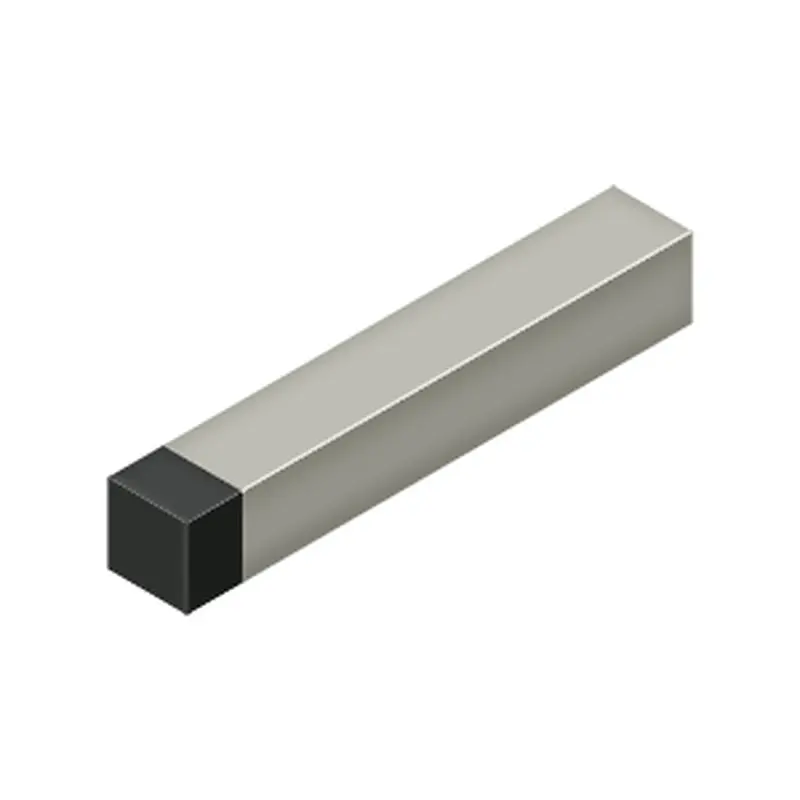 Modern Square Baseboard StopBrushed Nickel