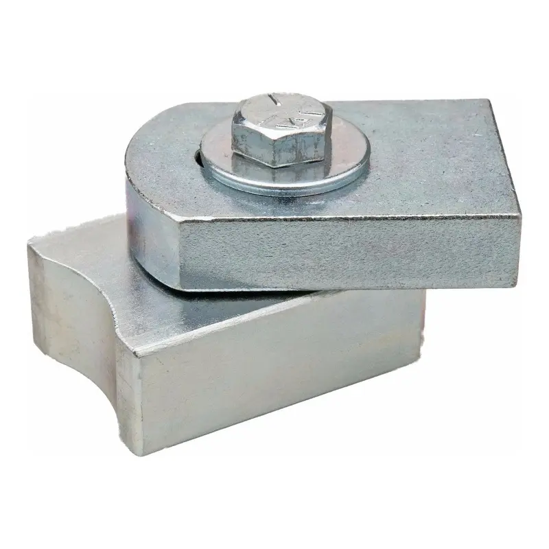 Small Flat Weld-On Hinge, SteelZinc