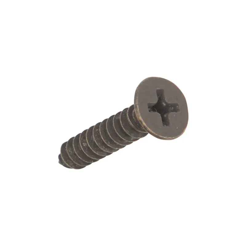 Solid Brass Door Hinge ScrewsOil Rubbed Bronze / #10