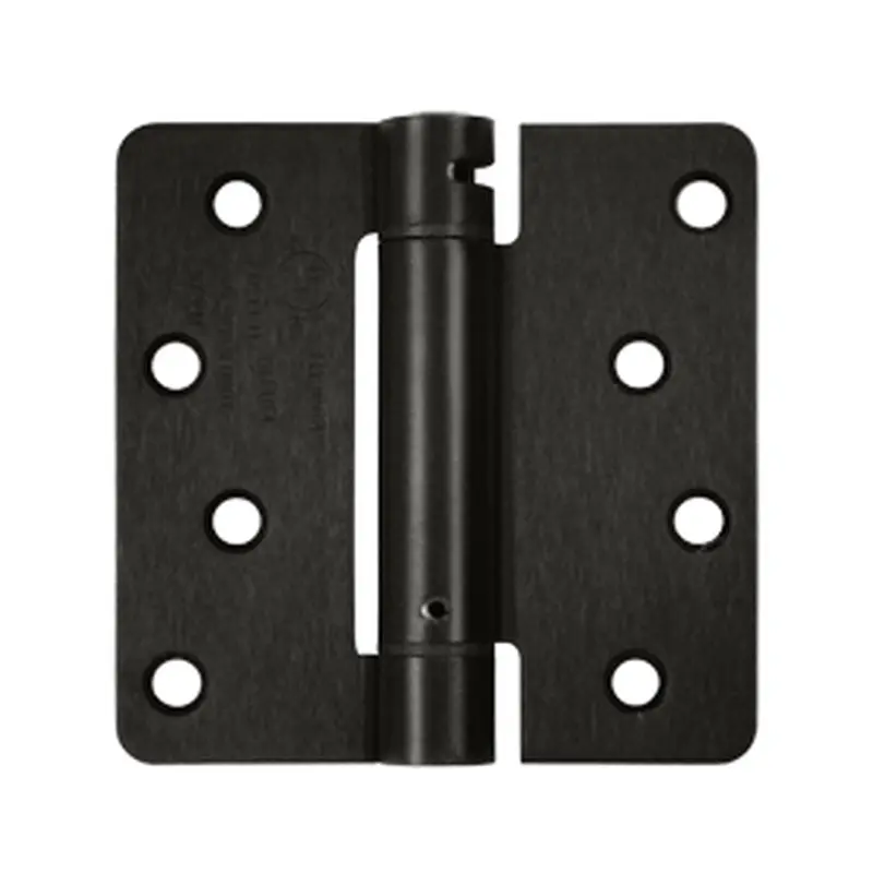 Residential 1/4" Radius Corner Spring HingeOil Rubbed Bronze