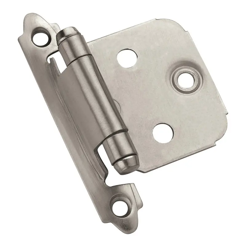 Semi-Concealed Variable Overlay HingeAntique Silver
