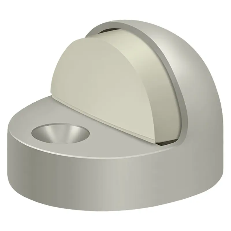 Solid Brass High Dome Door StopBrushed Nickel