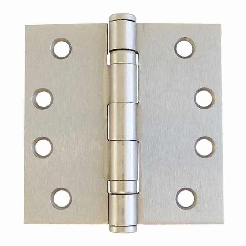 Steel American Made Ball-Bearing Hinge4" x 4" / Satin Nickel