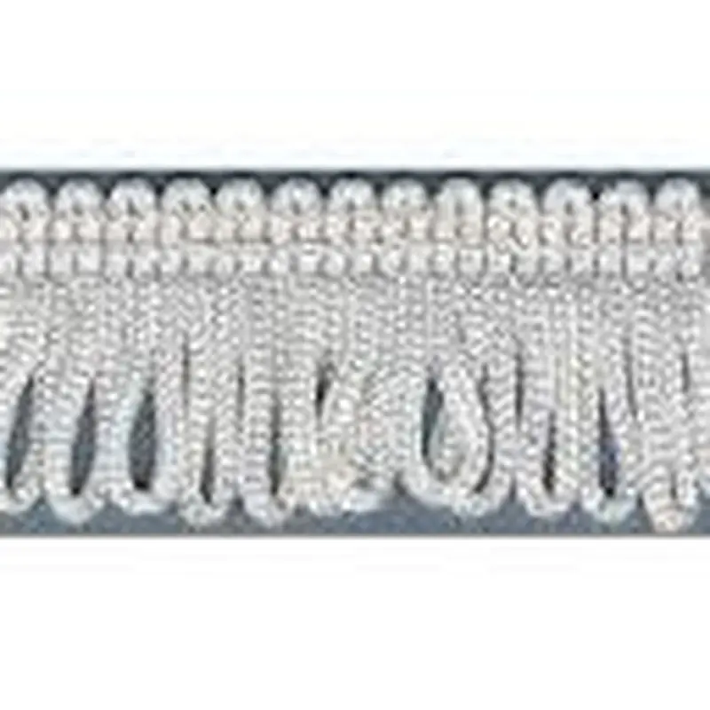 1" Rayon Loop Fringe/A01 White 24 Yards/Roll