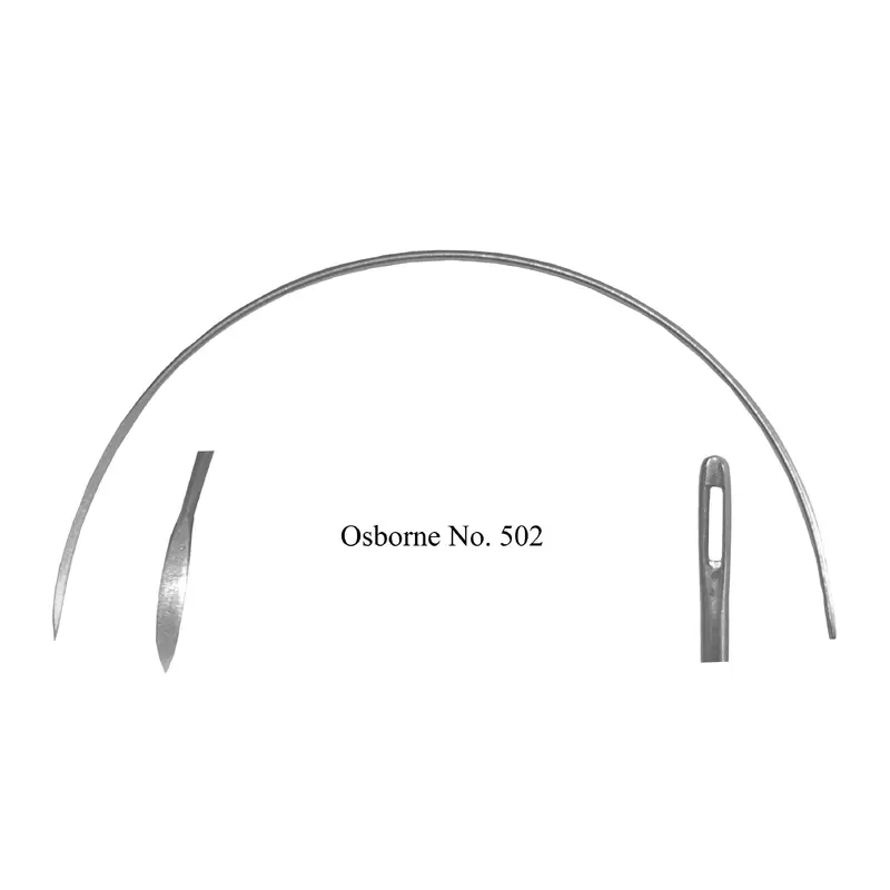 10" - 13Ga Curved 3 Square Point Heavy Needles 12/pk