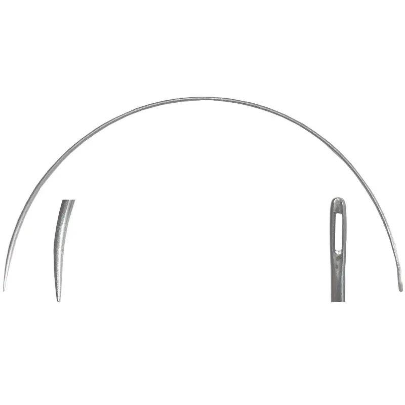 2-1/2" - 17Ga Curved Round Point Heavy Needles 12/pk