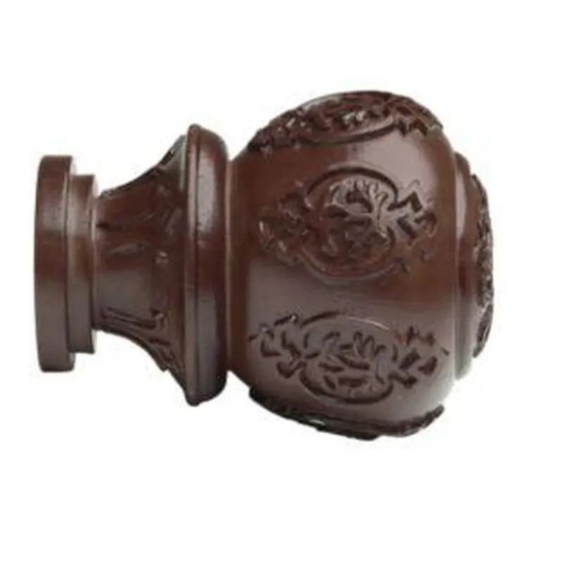 2" Wood Trends Lacey Finial - 083 - Mahogany