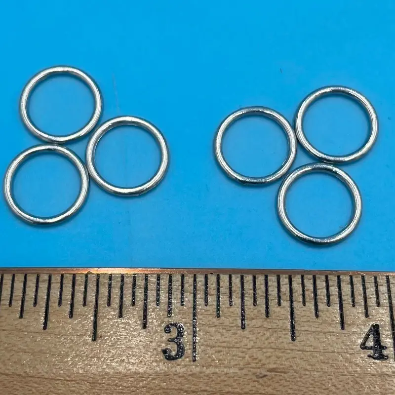 3/8" Nickel Metal Roman Shade Rings (1000/bag)