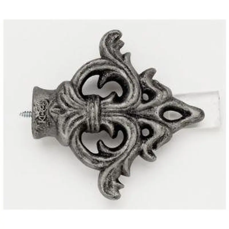 Acanthus Arrow Arrow Finial With Plug - Antique Pewter - 011