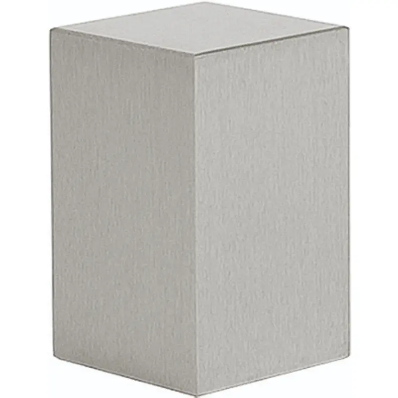 Block Finial 30mm-satin Nickel