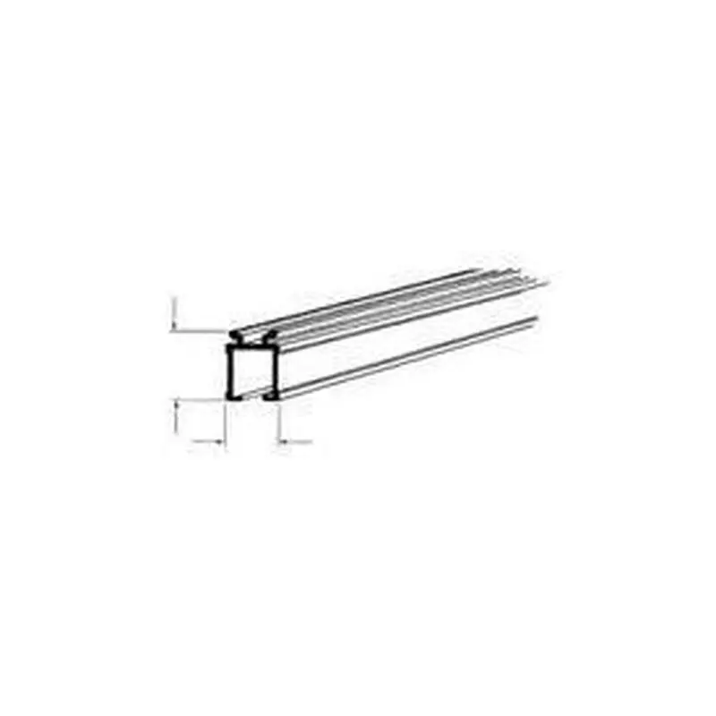 Kirsch Extruded Aluminum Architrac - 94003 Unassembled6'   6'