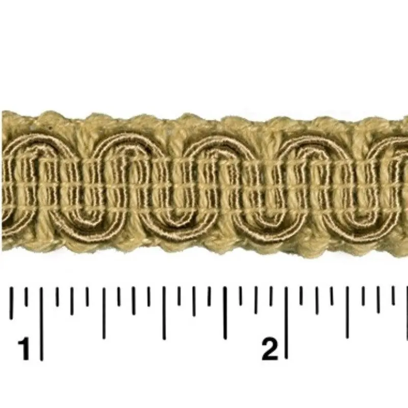 Rayon Scroll Gimp - D24 Harvest Gold 36 Yards