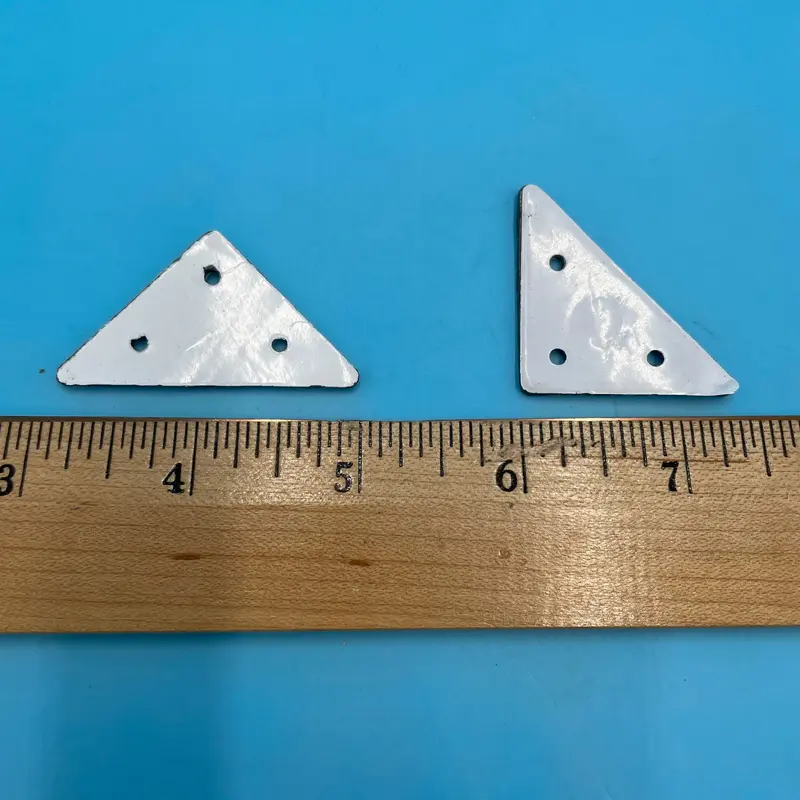 Vinyl Covered Triangle Drapery Weights - 100/box