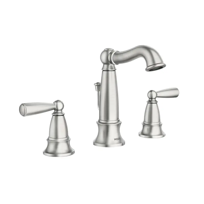 Vale Spot resist stainless mb two-handle high arc bathroom faucetSpot Resist Stainless Microban