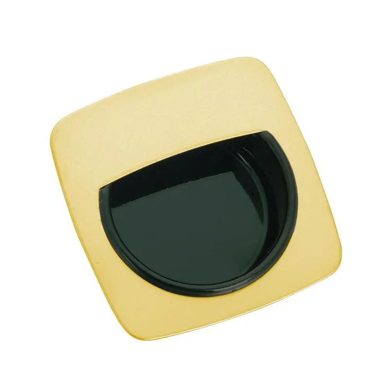 1-3/4 in. (45 mm) Brass Contemporary Recessed Pull1 3/4 in. / Brass Finish / 0.0400