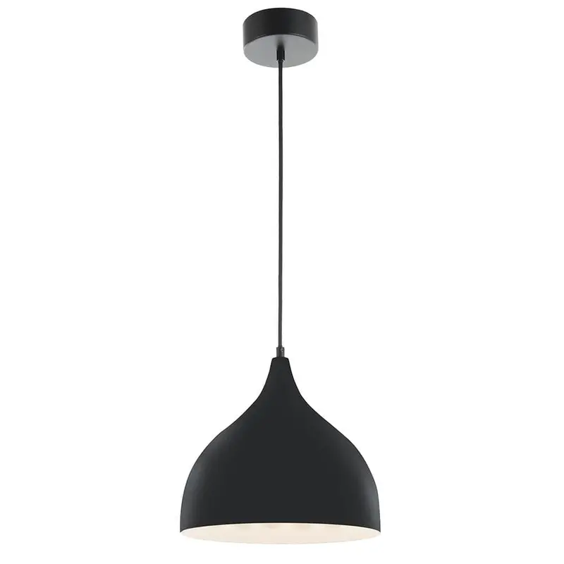 11 in. Black Integrated LED Pendant with Metal Shade2.47 / each