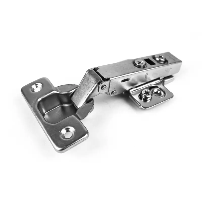 110-Degree 35 mm Full Overlay Soft Close Frameless Cabinet Hinges with Installation Screws (1-Pair)0.44 / package