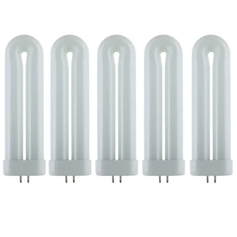 12-Watt U-Shape Fluorescent CFL Plugin Light Bulb, 4100K Cool White (5-Pack)Cool White / .4 / 5