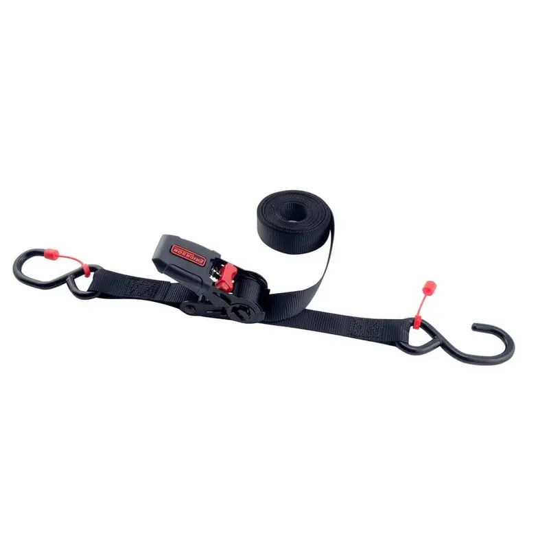 15 ft. x 1 in. Ratchet Strap with Cap Locks (4-Pack)