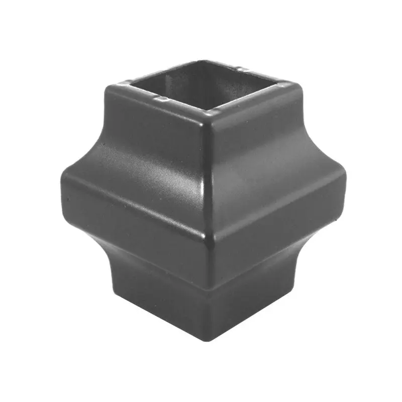 3/4 in. Charcoal Aluminum Square Baluster CollarWhite / .2 / 1.75 in