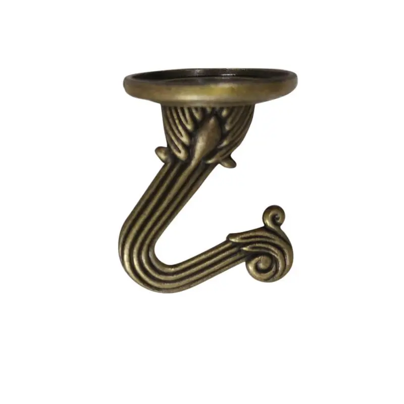 30 lb. Matte Brass Swag Hook (2-Pack)