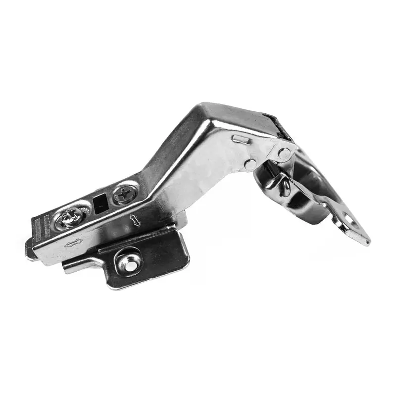 45-Degree Full 35 mm Overlay Soft Close Frameless Cabinet Hinges with Installation Screws (2-Pairs)1 / package