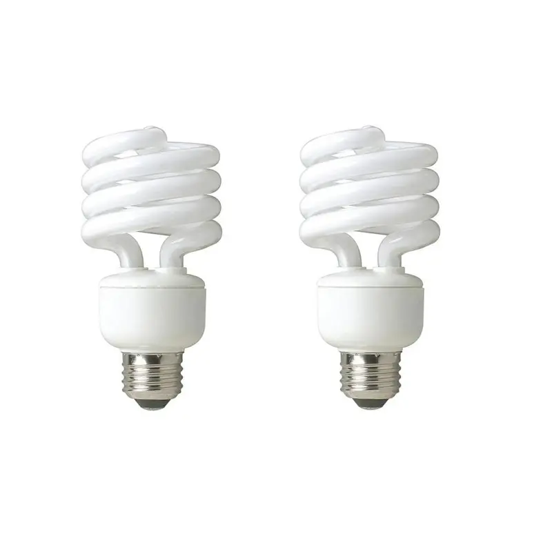 60-Watt Equivalent Daylight Spiral Non Dimmable CFL Light Bulb (2-Pack).2 / each
