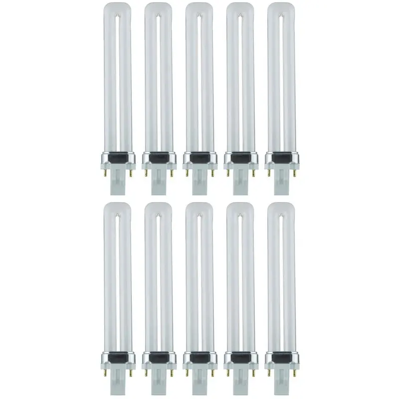 60-Watt Equivalent Twin Tube PL U-Shaped GX23 Base CFL Light Bulb in Cool White, 4100K (10-Pack)4 / each