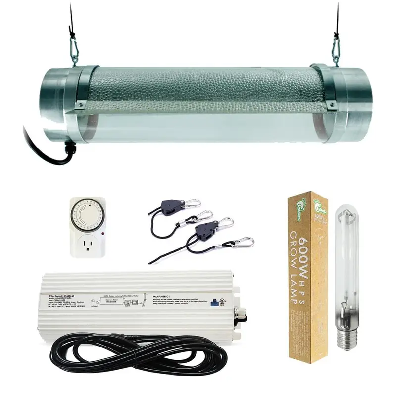 600-Watt HPS Grow Light System with 6 in. Cool Tube with Wing Reflector25 / each