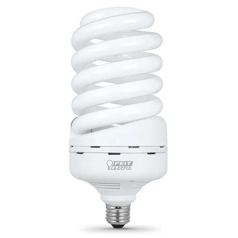 65-Watt Equivalent T5 Spiral Non-Dimmable E26 Base Compact Fluorescent CFL Light Bulb, Soft White 2700K1.06 / each