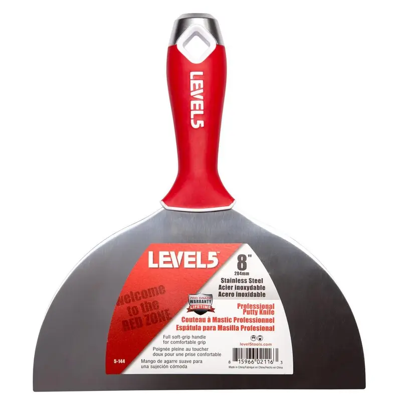 8 in. Stainless Steel Putty Knife with Hammerend.4 / each