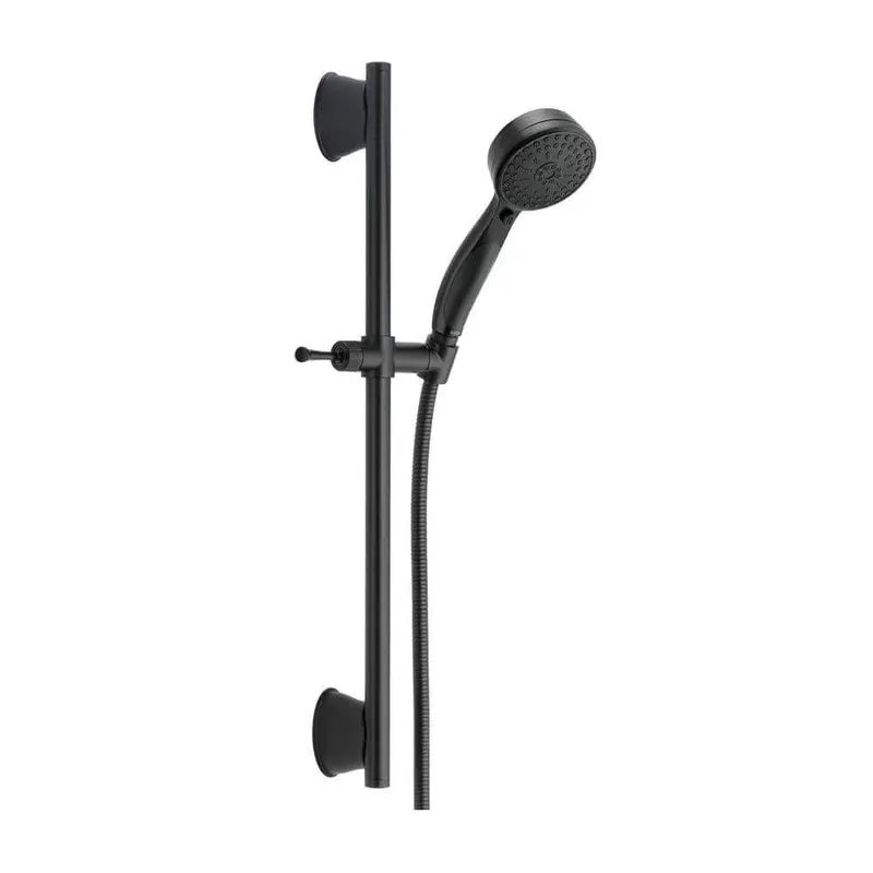 ActivTouch 9-Spray 3.7 in. Single Wall Mount Handheld Shower Head in Matte BlackChampagne Bronze / 4.118