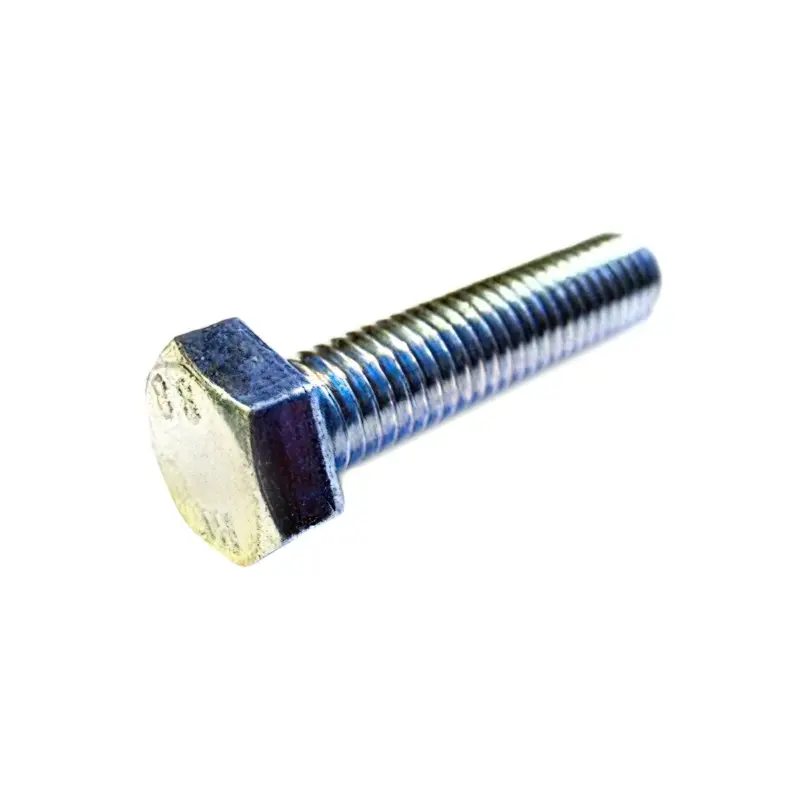 M8 X 1.25 X 35mm Hex Head Screw, Class 8.8 Zinc