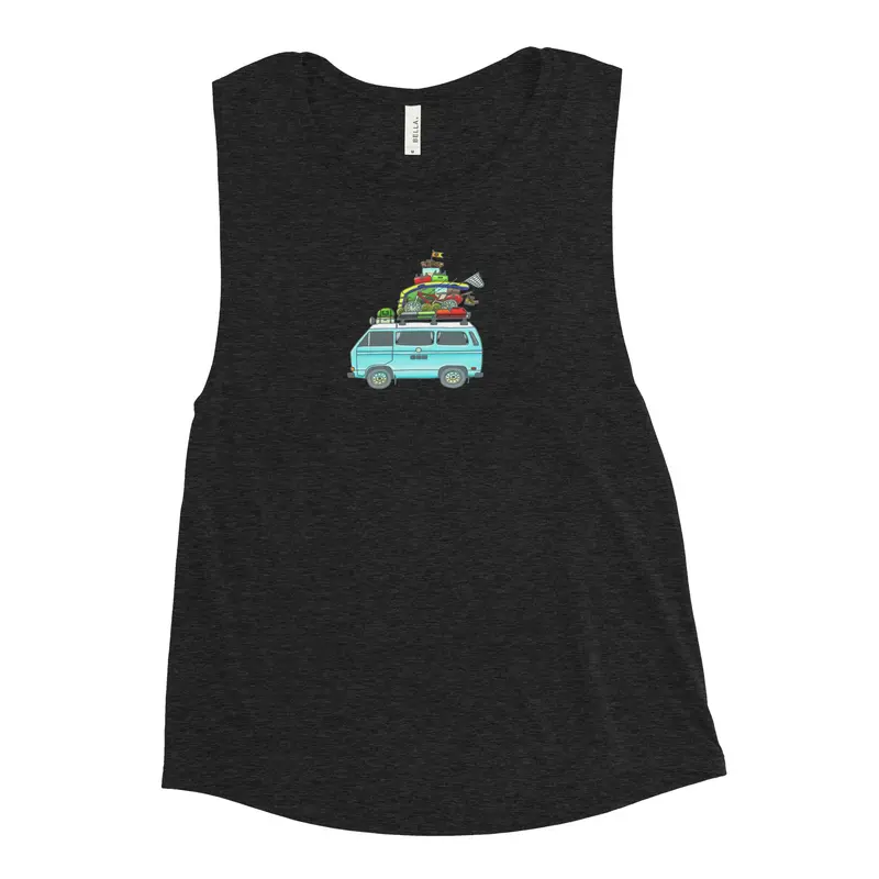 RAD Vanagon Women's Muscle Tank TopBlack (Heather) / S