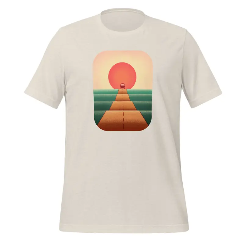Sunset Road T-ShirtWhite / S