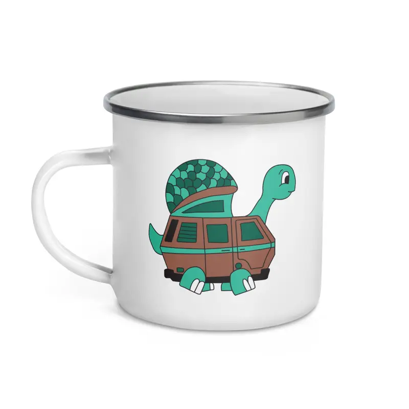 Tom Turtle Enamel Mug