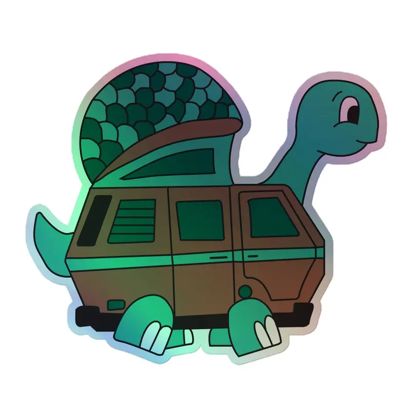Tom Turtle Holographic Sticker33