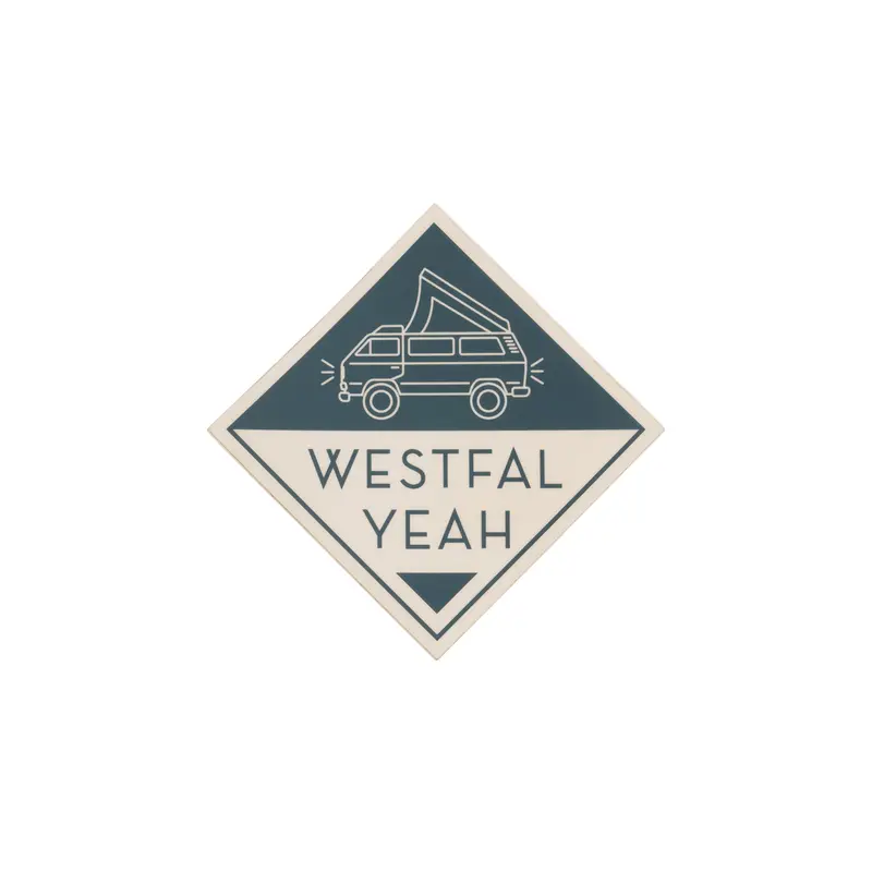 WESTFALYEAH Diamond Logo Sticker