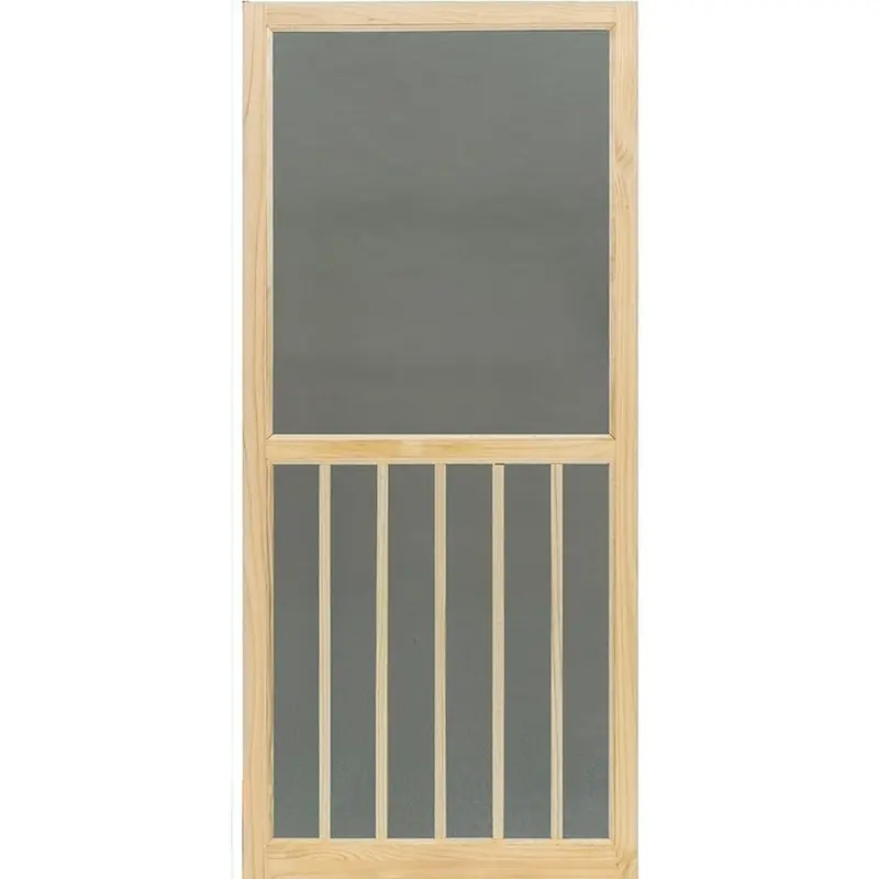 Kimberly Bay 1 in. x 32 in. x 80 in. 5-Bar Stainable Screen Door, Unfinished1" x 32" x 80"